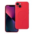 Θήκη Σιλικόνης Icon Magsafe για Apple iPhone 13 Mini - Red