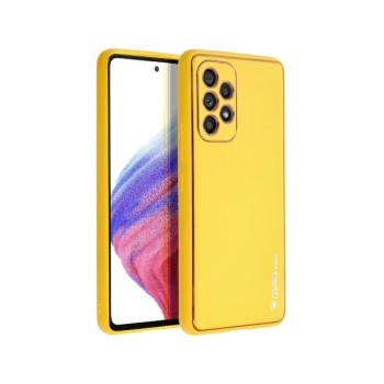 Θήκη Δερματίνης Forcell Leather για Samsung A13 4G - Yellow