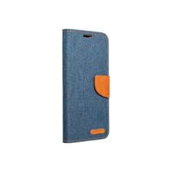 Υφασμάτινη Θήκη Book Canvas για Samsung Galaxy A33 5G - Navy/ Brown