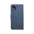 Υφασμάτινη Θήκη Canvas Book για Samsung Galaxy A13 4G - Navy/ Brown