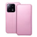 Θήκη Πορτοφόλι Δερματίνης Forcell Dual Pocket holster για Xiaomi 13 Pro - Pink