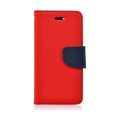 Θήκη Πορτοφόλι Δερματίνης για Samsung Galaxy A22 5G - Red/ Navy Blue