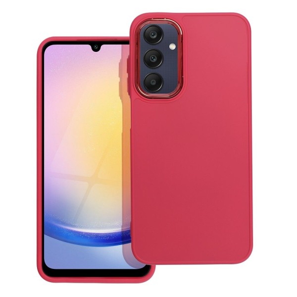 Θήκη Σιλικόνης FRAME case για Samsung Galaxy A25 5G - Magenta