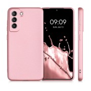 Θήκη Σιλικόνης Metallic για Samsung Galaxy A15 4G / 5G - Pink