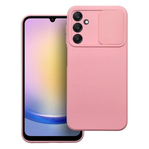 Θήκη Σιλικόνης SLIDE case για Samsung Galaxy A25 5G - Baby Pink