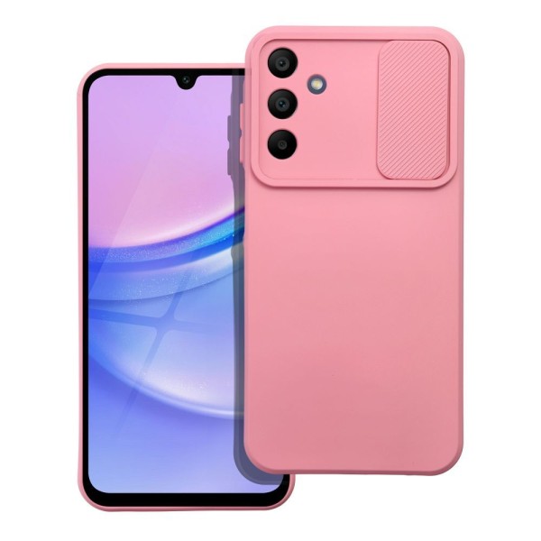 Θήκη Σιλικόνης Slide για Samsung Galaxy A15 4G / 5G - Pink