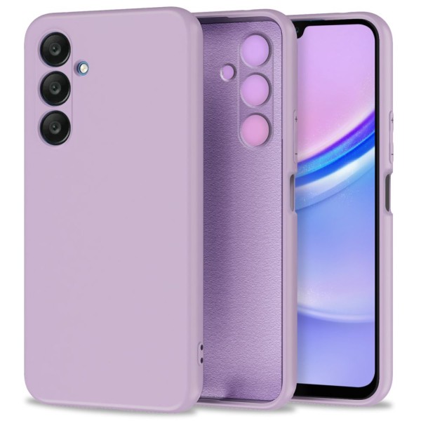 Θήκη Σιλικόνης Tech-Protect Icon για Samsung Galaxy A15 4G / 5G - Violet