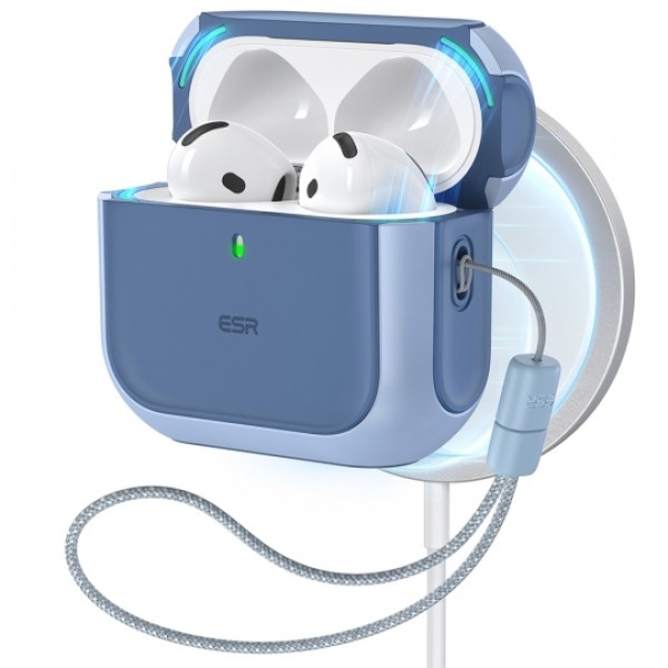 Θήκη Σιλικόνης ESR Orbit Halolock Magsafe για Apple AirPods 4 - Blue