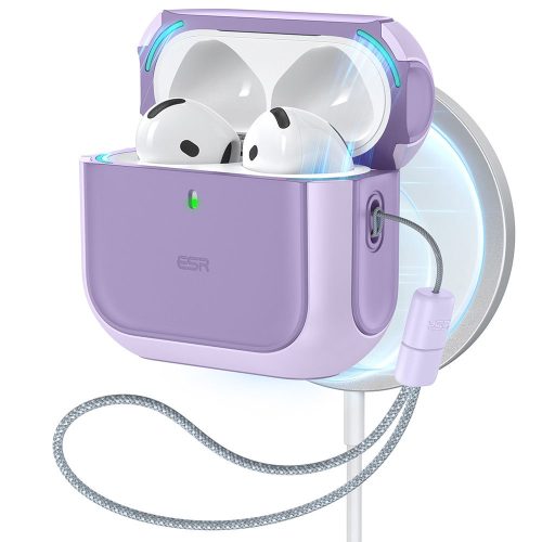 Θήκη Σιλικόνης ESR Orbit Halolock Magsafe για Apple AirPods 4/5 - Purple