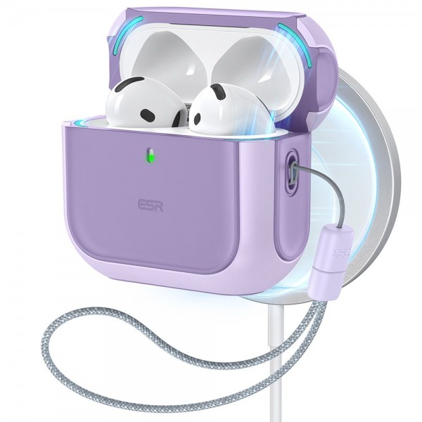 Θήκη Σιλικόνης ESR Orbit Halolock Magsafe για Apple AirPods 4 - Purple