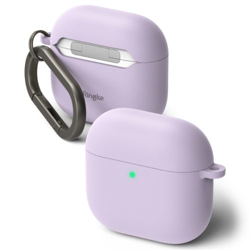 Θήκη Σιλικόνης Ringke Silicone Series για Apple AirPods 4/5 - Light Purple