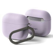 Θήκη Σιλικόνης Ringke Silicone Series για Apple AirPods 4 - Light Purple