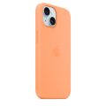 Θήκη Σιλικόνης Apple με Magsafe για Apple iPhone 15 - Orange Sorbet