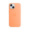 Θήκη Σιλικόνης Apple με Magsafe για Apple iPhone 15 - Orange Sorbet