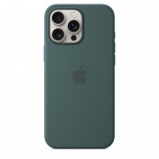 Θήκη Σιλικόνης Apple με Magsafe για Apple iPhone 16 Pro - Lake Green