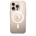 Θήκη Σιλικόνης Apple με Magsafe για Apple iPhone 16 Pro - Clear