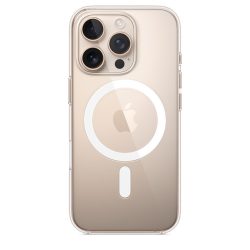 Θήκη Σιλικόνης Apple με Magsafe για Apple iPhone 16 Pro - Clear