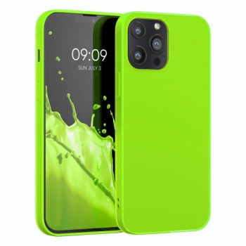 Θήκη Σιλικόνης KWmobile TPU Case για Apple iPhone 13 Pro Max - Neon Yellow