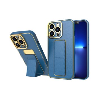 Θήκη Σιλικόνης Kickstand Case για Apple iPhone 13 Pro Max - Blue