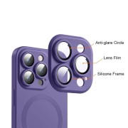 Θήκη Σιλικόνης Orso Magsafe Camera Lens για Apple iPhone 14 - Purple