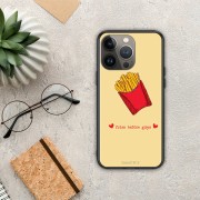 Σκληρή Θήκη Smartfits Fries Before Guys Back Cover για Apple iPhone 13 Pro Max - Yellow