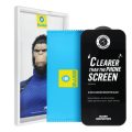 Tempered Glass Mr.Monkey Full Cover Full Glue 5D 9H Anti-Reflective για Apple iPhone 16 Pro Max - Black