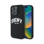 Θήκη Σιλικόνης DKNY White Printed Logo για Apple iPhone 16 Pro Max - Black