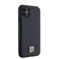 Θήκη Δερματίνης DKNY Repeat Pattern Stack Logo με Magsafe για Apple iPhone 11 - Black