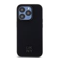 Θήκη Σιλικόνης & Δερματίνης DKNY Stack Logo Back για Apple iPhone 14 Pro - Black
