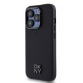 Θήκη Σιλικόνης & Δερματίνης DKNY Stack Logo Back για Apple iPhone 14 Pro - Black