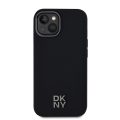 Θήκη Σιλικόνης & Δερματίνης DKNY Stack Logo για Apple iPhone 14 - Black