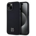 Θήκη Σιλικόνης & Δερματίνης DKNY Stack Logo για Apple iPhone 14 - Black