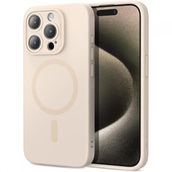 Θήκη Σιλικόνης ESR Cloud Magsafe για iPhone 15 Pro Max - Light Tan