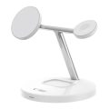 Tech-Protect Ασύρματος Φορτιστής (Qi Pad) A35 3in1 Magnetic Magsafe - White