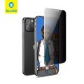 Tempered Glass Mr.Monkey Full Cover Full Glue 5D 9H 0.26mm Strong Privacy για Apple iPhone 14 Pro/15/16 - Black