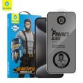 Tempered Glass Mr.Monkey Full Cover Full Glue 5D 9H 0.26mm Strong Privacy για Apple iPhone 14 Pro/15/16 - Black