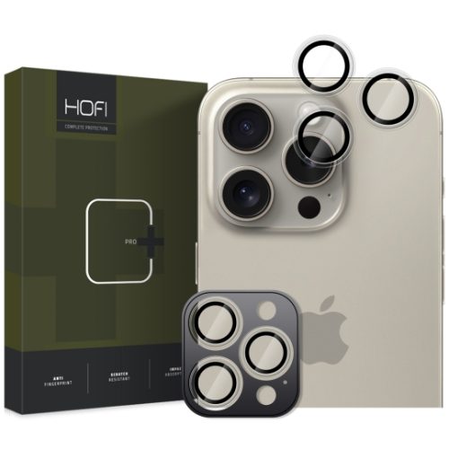  Tempered Glass Πίσω Κάμερας Hofi Pro+ Camera Camring Cover για το iPhone 17 Pro Max/ 17 Pro/ 16 Pro Max / 16 Pro - Clear