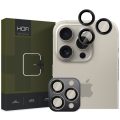  Tempered Glass Πίσω Κάμερας Hofi Pro+ Camera Camring Cover για το iPhone 17 Pro Max/17 Pro/16 Pro Max/ 16 Pro  - Black