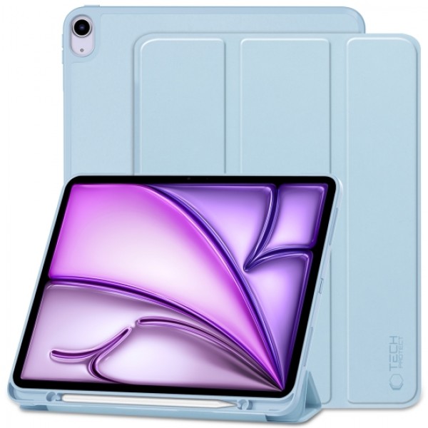 Θήκη Book Tech-Protect Pencil Series για Apple iPad Air 13 (2024) - Sky Blue