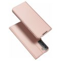 Θήκη Δερματίνης Dux Ducis Skin Pro Book για Samsung Galaxy S21 Ultra - Rose Gold
