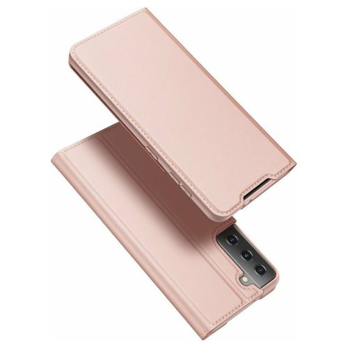 Θήκη Δερματίνης Dux Ducis Skin Pro Book για Samsung Galaxy S21 Ultra - Rose Gold
