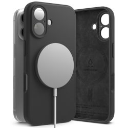 Θήκη Σιλικόνης Ringke Silicone Magnetic Magsafe για iPhone 16 - Black