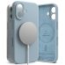 Θήκη Σιλικόνης Ringke Silicone Magnetic Magsafe για iPhone 16 - Blue