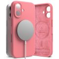 Θήκη Σιλικόνης Ringke Silicone Magnetic Magsafe για iPhone 16 - Pink