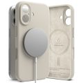 Θήκη Σιλικόνης Ringke Silicone Magnetic Magsafe για iPhone 16 - Stone