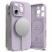 Θήκη Σιλικόνης Ringke Silicone Magnetic Magsafe για iPhone 16 Pro - Light Purple