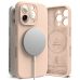 Θήκη Σιλικόνης Ringke Silicone Magnetic Magsafe για iPhone 16 Pro - Pink Sand