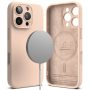 Θήκη Σιλικόνης Ringke Silicone Magnetic Magsafe για iPhone 16 Pro - Pink Sand