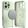 Θήκη Σιλικόνης Ringke Silicone Magnetic Magsafe για iPhone 16 Pro Max - Soft Mint