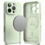 Θήκη Σιλικόνης Ringke Silicone Magnetic Magsafe για iPhone 16 Pro Max - Soft Mint